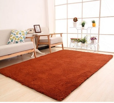 Multicolor Fluffy Living Room Carpet