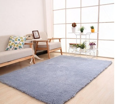 Multicolor Fluffy Living Room Carpet