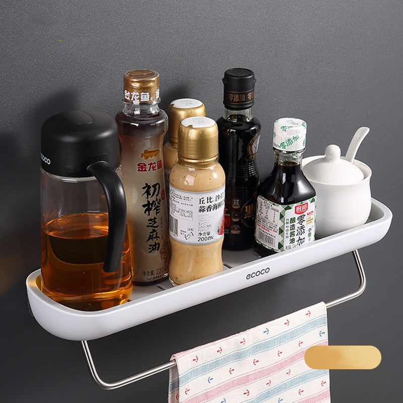 Bathroom Shelf with Hand Towel Hanger Option
