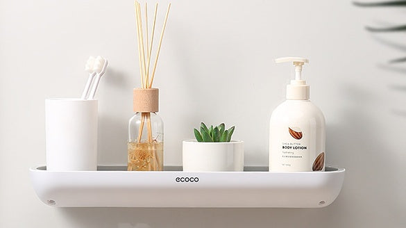 Bathroom Shelf with Hand Towel Hanger Option