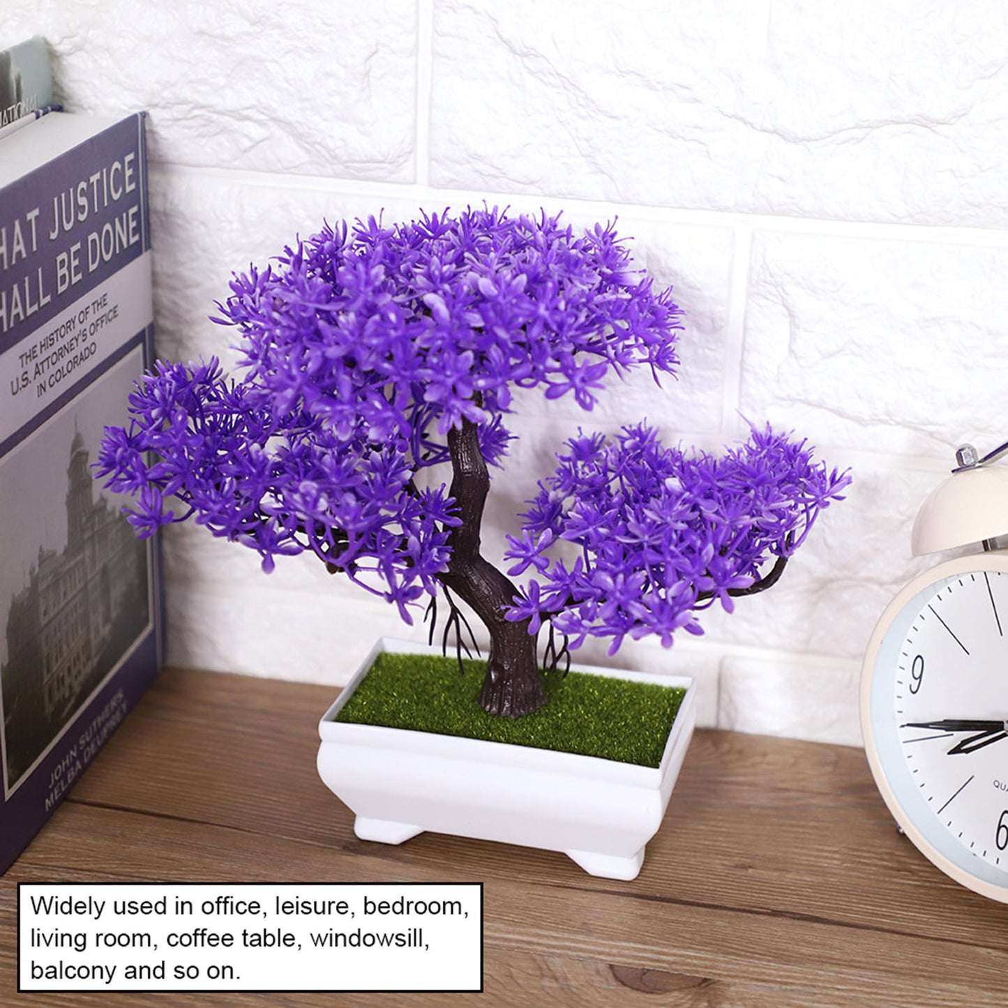 Artificial Purple Bonsai Tree